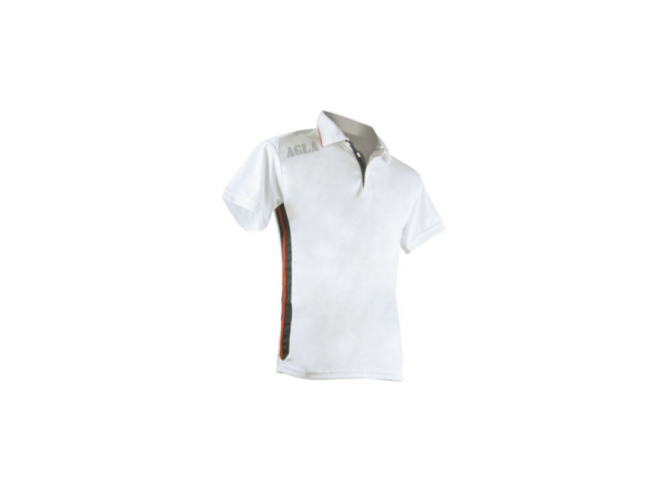 Polo ITALY polyester BL-RD