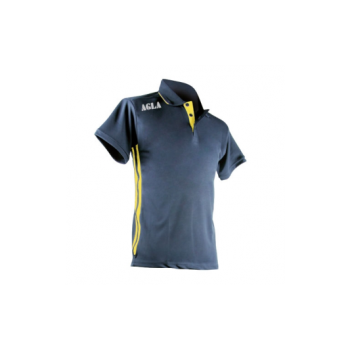 Polo ITALY polyester BL-YL