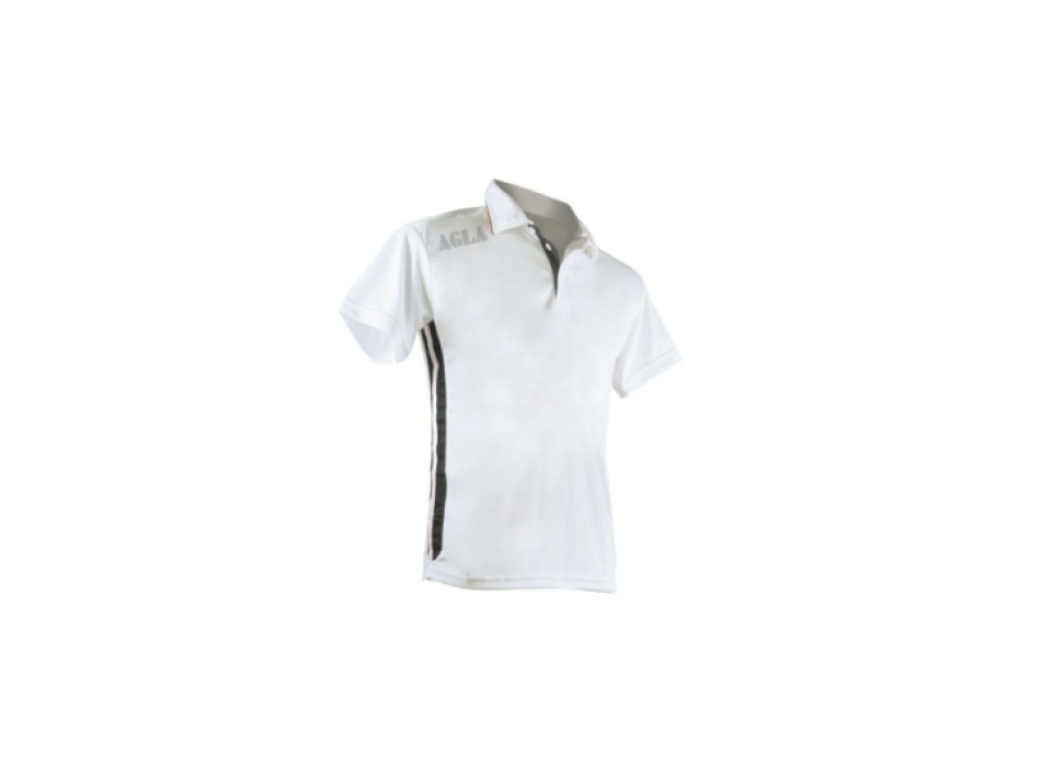 Polo ITALY polyester WT-BK