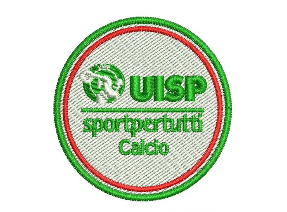 Ricamo logo UISP calcio ufficiale