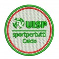 Ricamo logo UISP calcio ufficiale